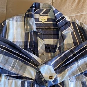 aerie offline plaid shacket